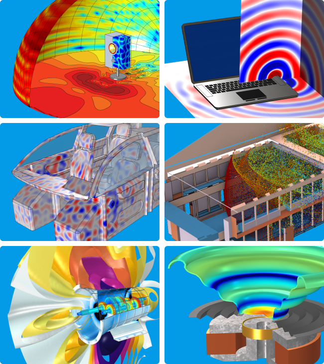 COMSOL Multiphysics akustika