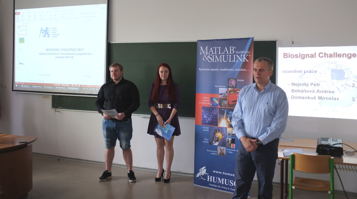 Výsledky Biosignal Challenge podporované společností MathWorks, Jan Daněk (HUMUSOFT)