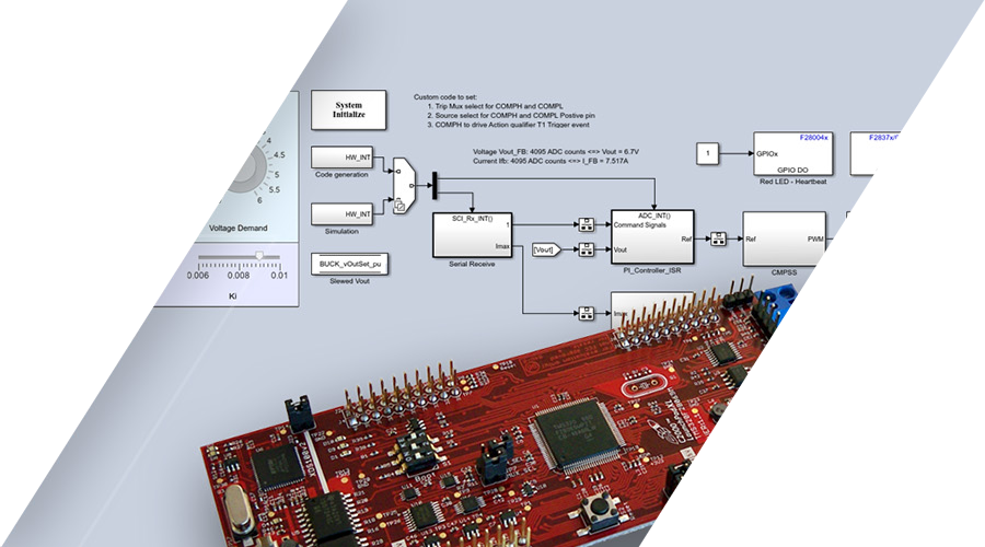 c2000 microcontroller blockset